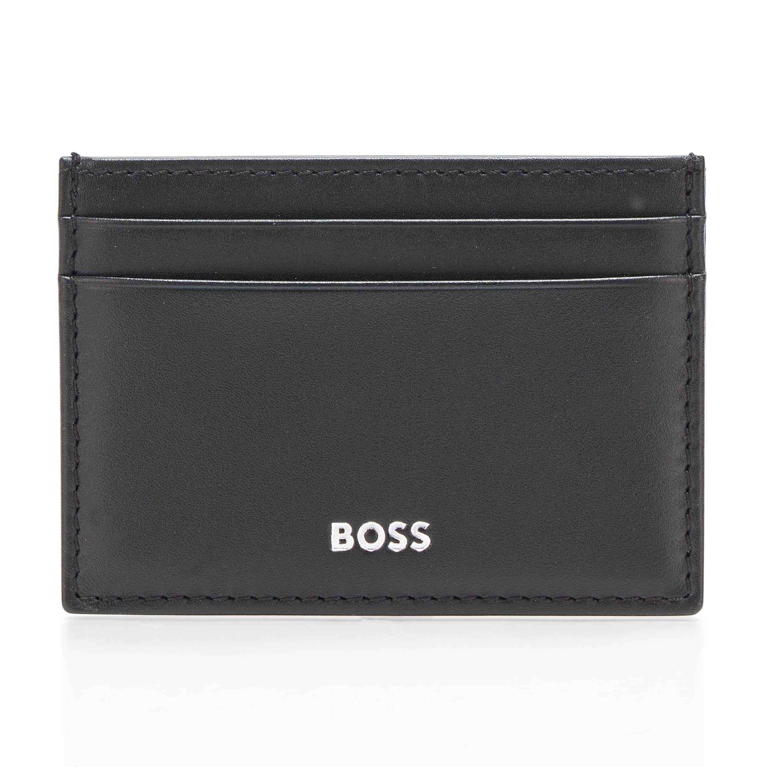 BOSS, Randy Bold Logo Cardcase, black gloss, One Size