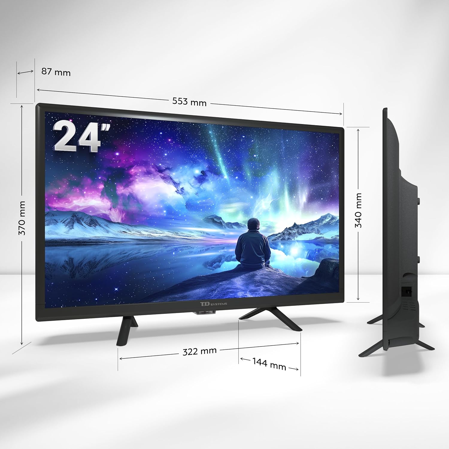 Smartphone screen casting content to the TD Systems Smart TV