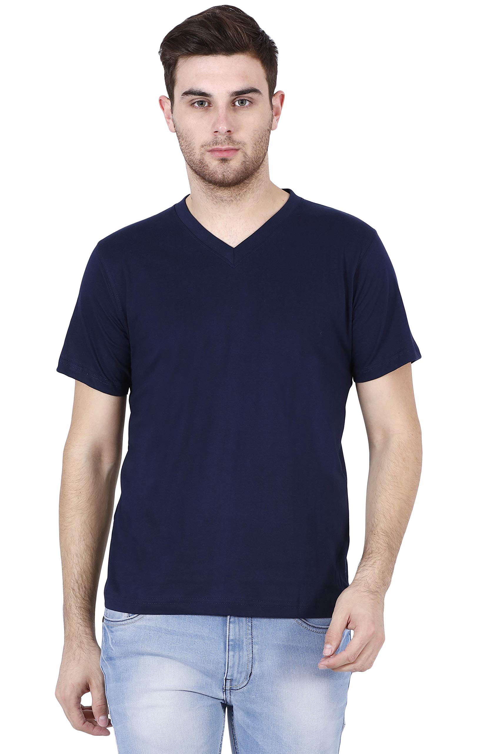RSO OutfitsMen's V-Neck Half Sleeve Casual T-Shirt