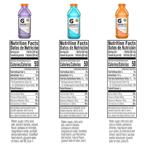 Miniatura 5 de Gatorlyte Bebida de electrolitos de rehidratación rápida, paquete variado 2.0, 20 onzas líquidas (paquete de 12)