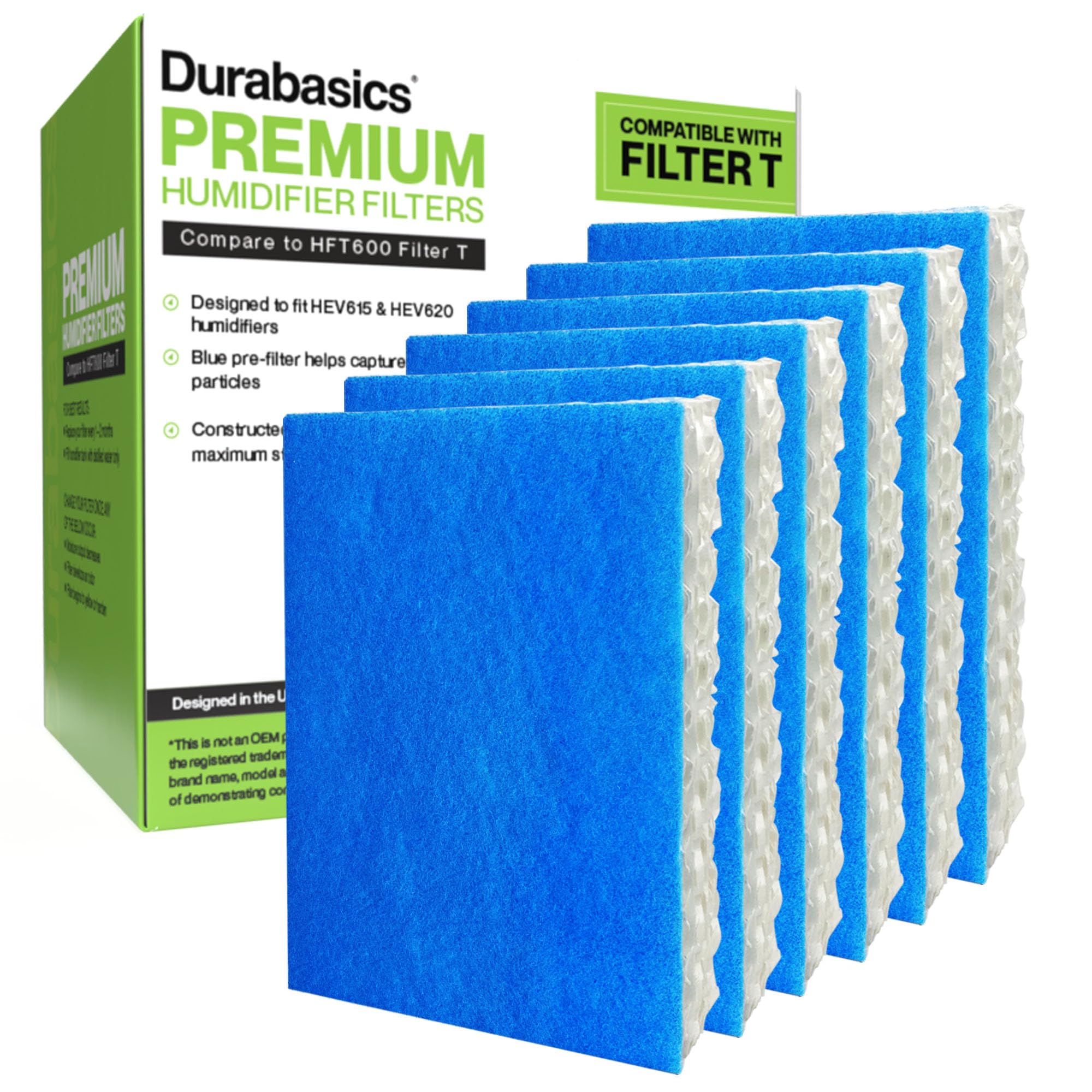 Durabasics Filtro T paquete de 6