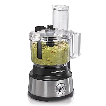 Hamilton Beach 70730 450-Watt Food Processor (Black, Stainless Steel)