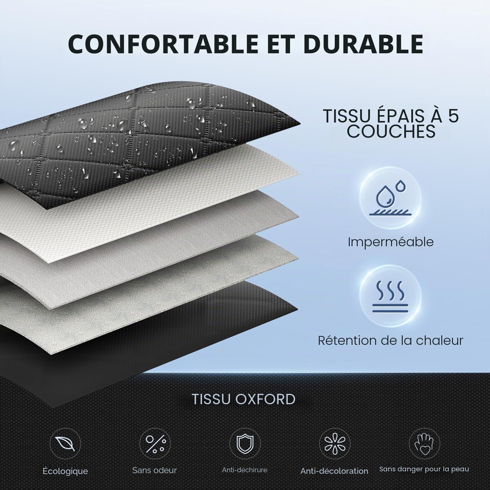 Sauna Tent,Sauna Exterieur,Sauna pour la Maison,3 min de Chauffage Rapide et 9 Niveaux de Chaleur,Vapozone Portable avec 2.6L Steamer, Chaise Pliante, Télécommande 180×80×80 CM