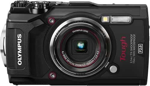 OM SYSTEM Olympus TG-5 Waterproof Camera with 3-Inch LCD, Black