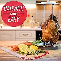 Vista 8 de Ronco ST5000PLAT Asador Rotatorio Digital Showtime, Edición Platino, Cocina los Alimentos Perfectamente Cada Vez, 3 Modos de Cocción: Asar, Sellar