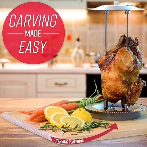 Miniatura 8 de Ronco ST5000PLAT Asador Rotatorio Digital Showtime, Edición Platino, Cocina los Alimentos Perfectamente Cada Vez, 3 Modos de Cocción: Asar, Sellar