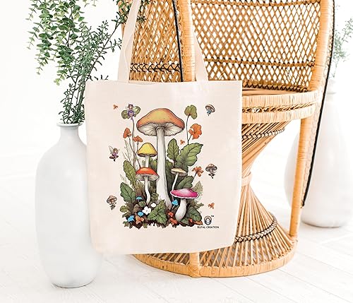 Miniatura 8 de Rupal Creation Bolsa de lona estética para mujer, bolsa de playa, bolsa de compras, bolsa de hombro, bolsas de comestibles reutilizables con