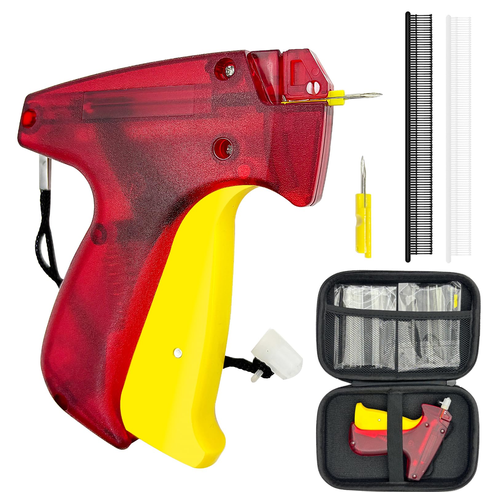 Stitch Gun for Clothes with 4320pcs 0.17" Micro Fastener, 2 Needles &amp; Case