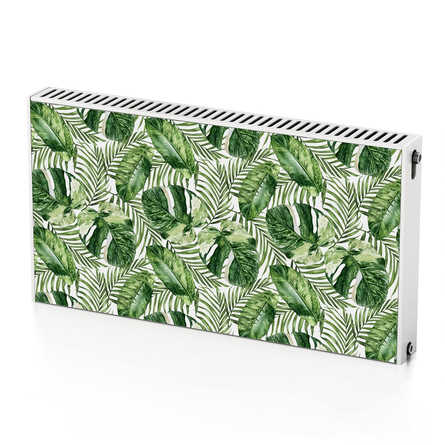 Aimant de décoration de radiateur Coloray imprimé feuilles tropicales 110x60