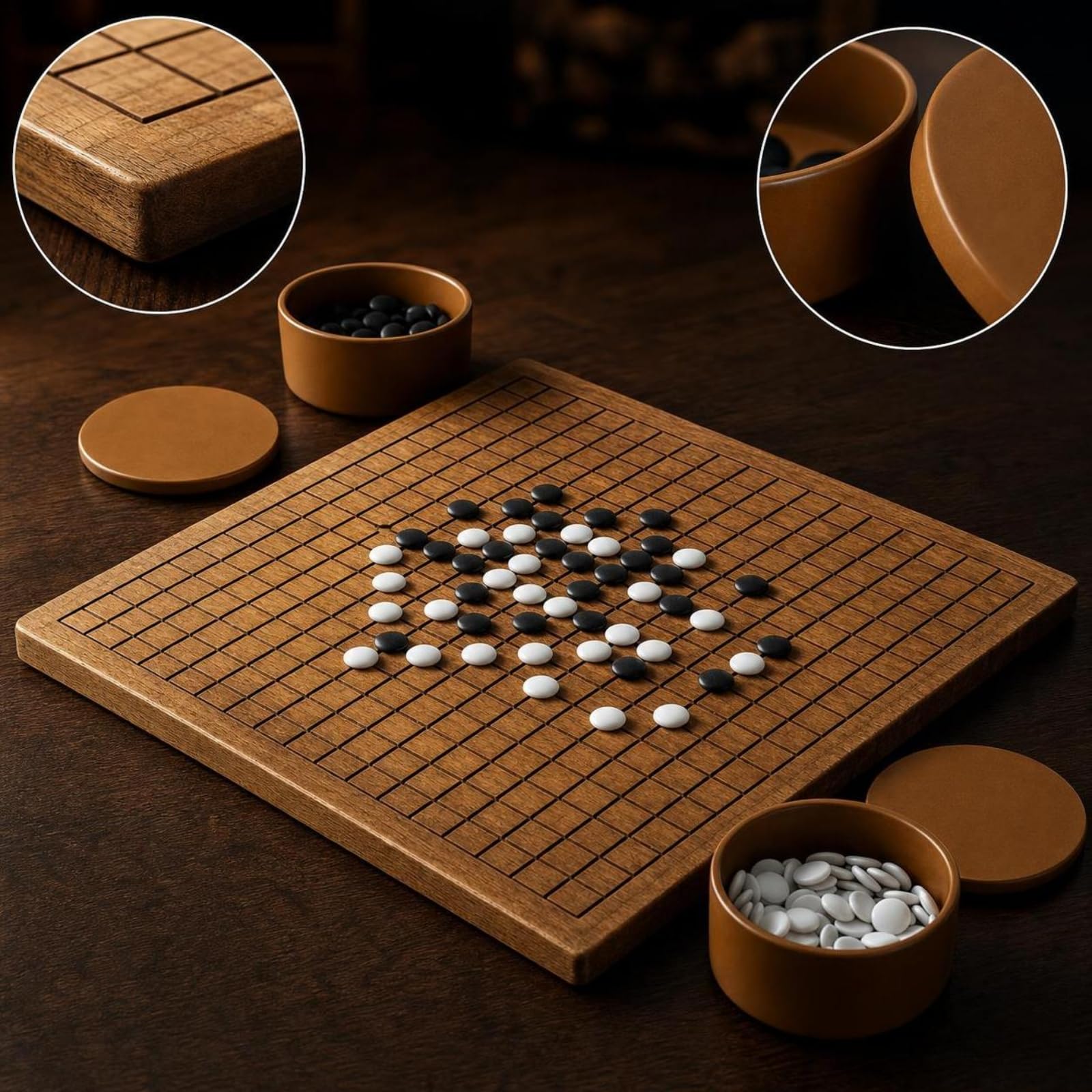 Jeu avec Jeu Pierres et Bols Résistant, 42 42 8cm, Style to 4