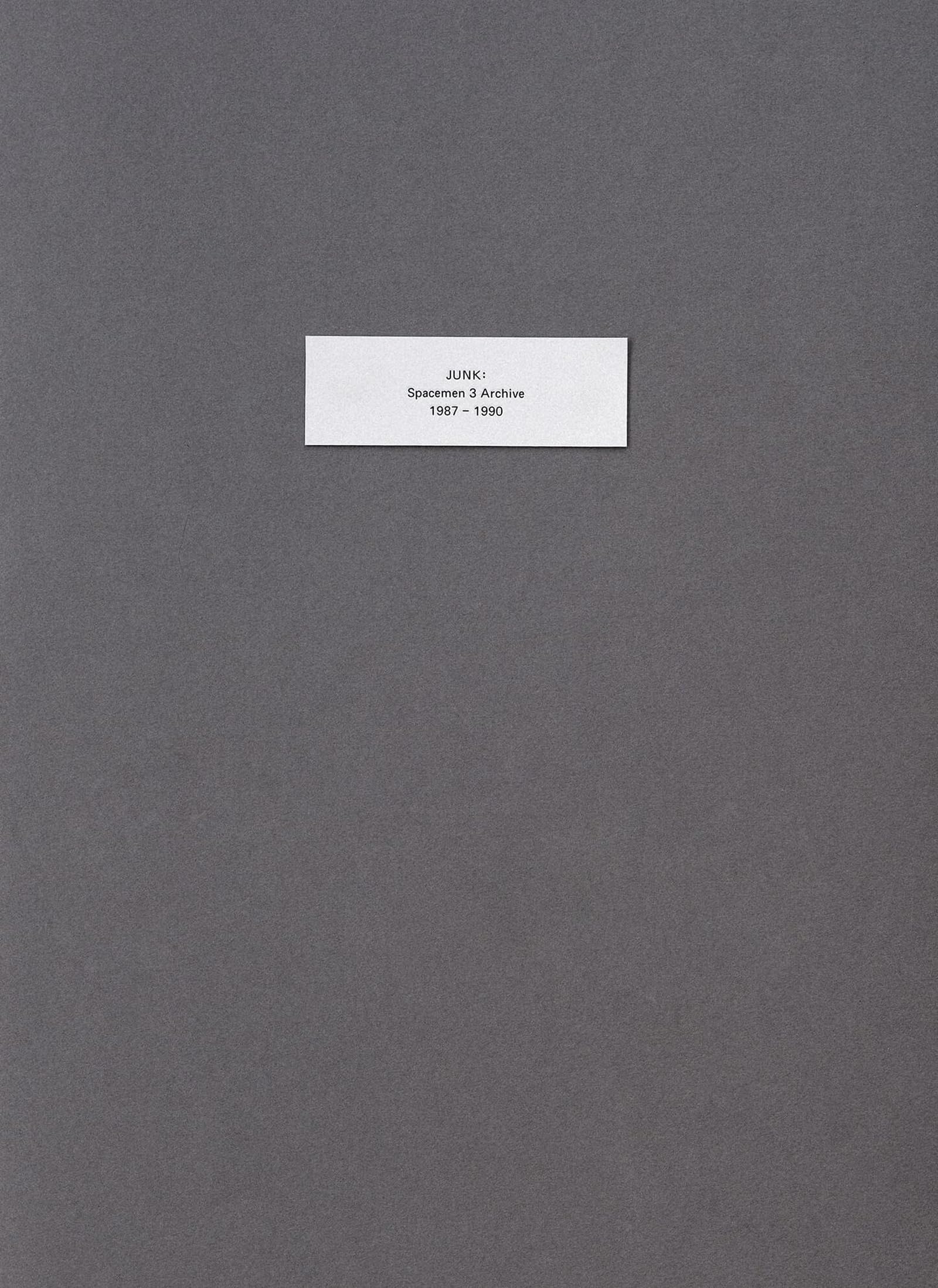 Spacemen 3 Archive livre JUNK pour vos soirées d'écoute vinyle et lecture rock