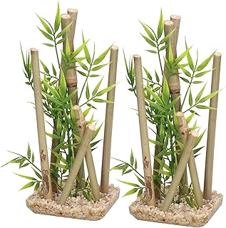 Rosewood 2 Aquatic Aquarium Decor Bamboo Stick Medium Fish Tank Ornaments 9x11x25cm