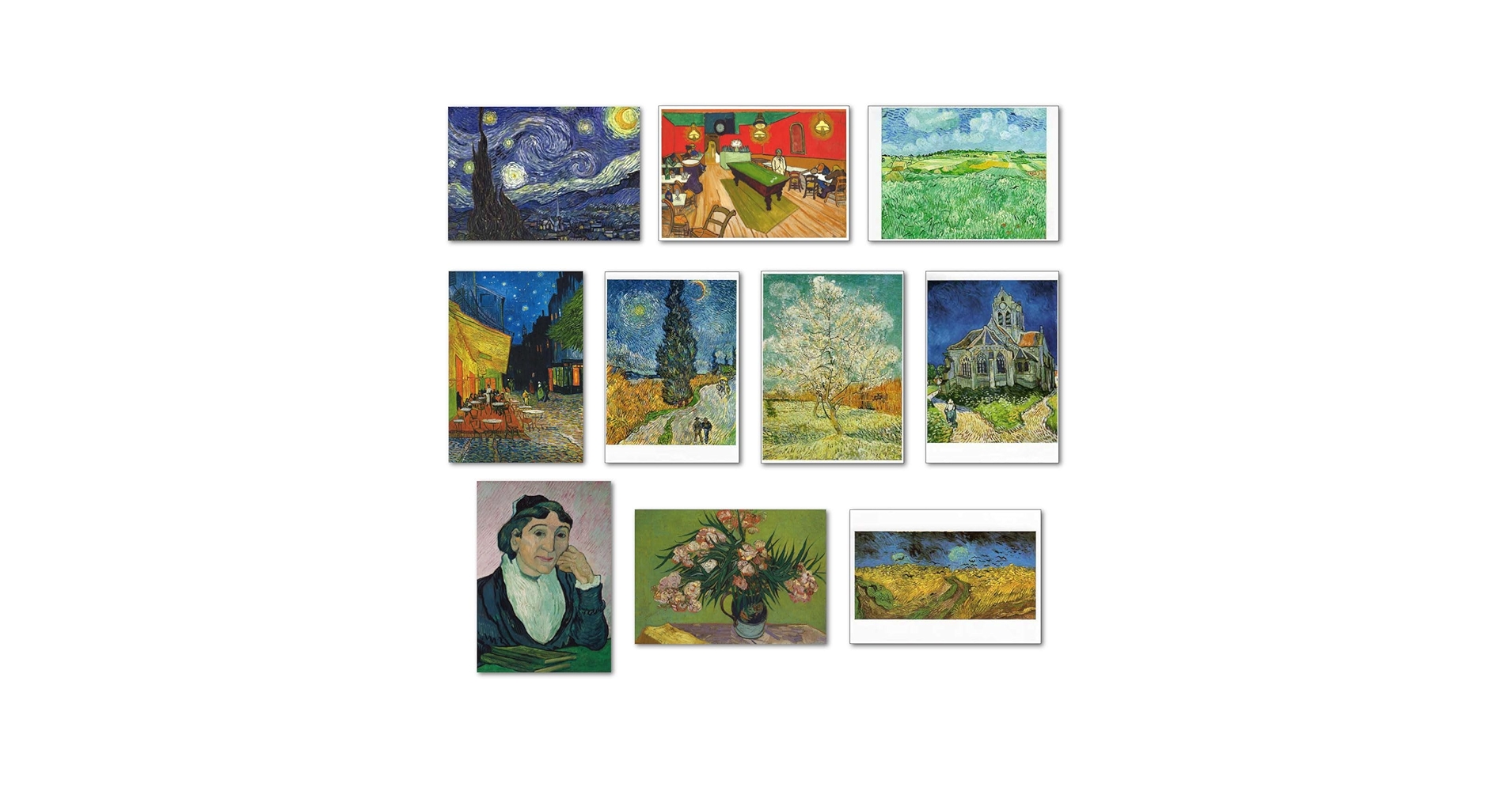 Amazon | 【正規輸入品】ポストカード アート10柄セット「ゴッホ