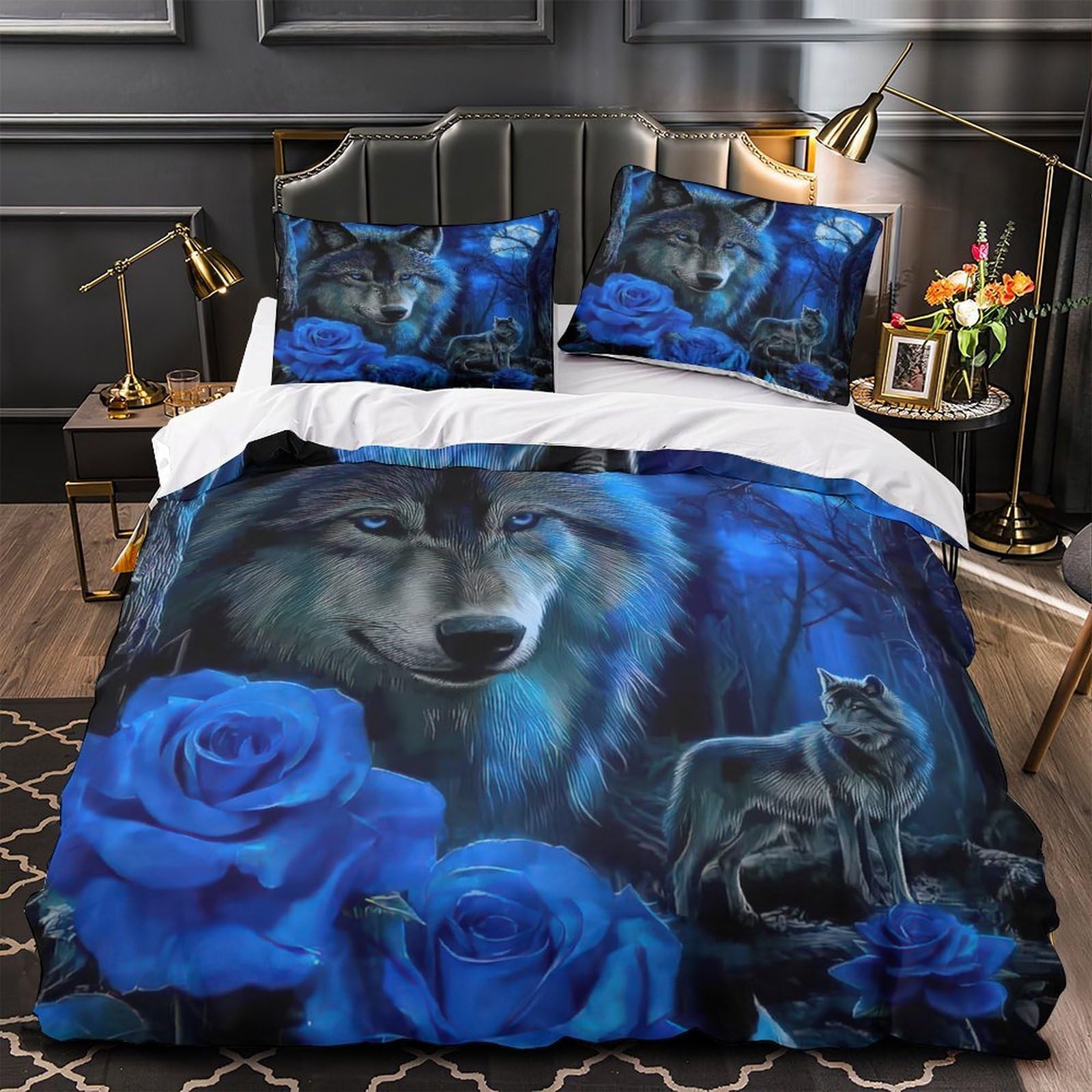 Housse de couette 3D abstrait moderne pour une chambre d'enfant stylée