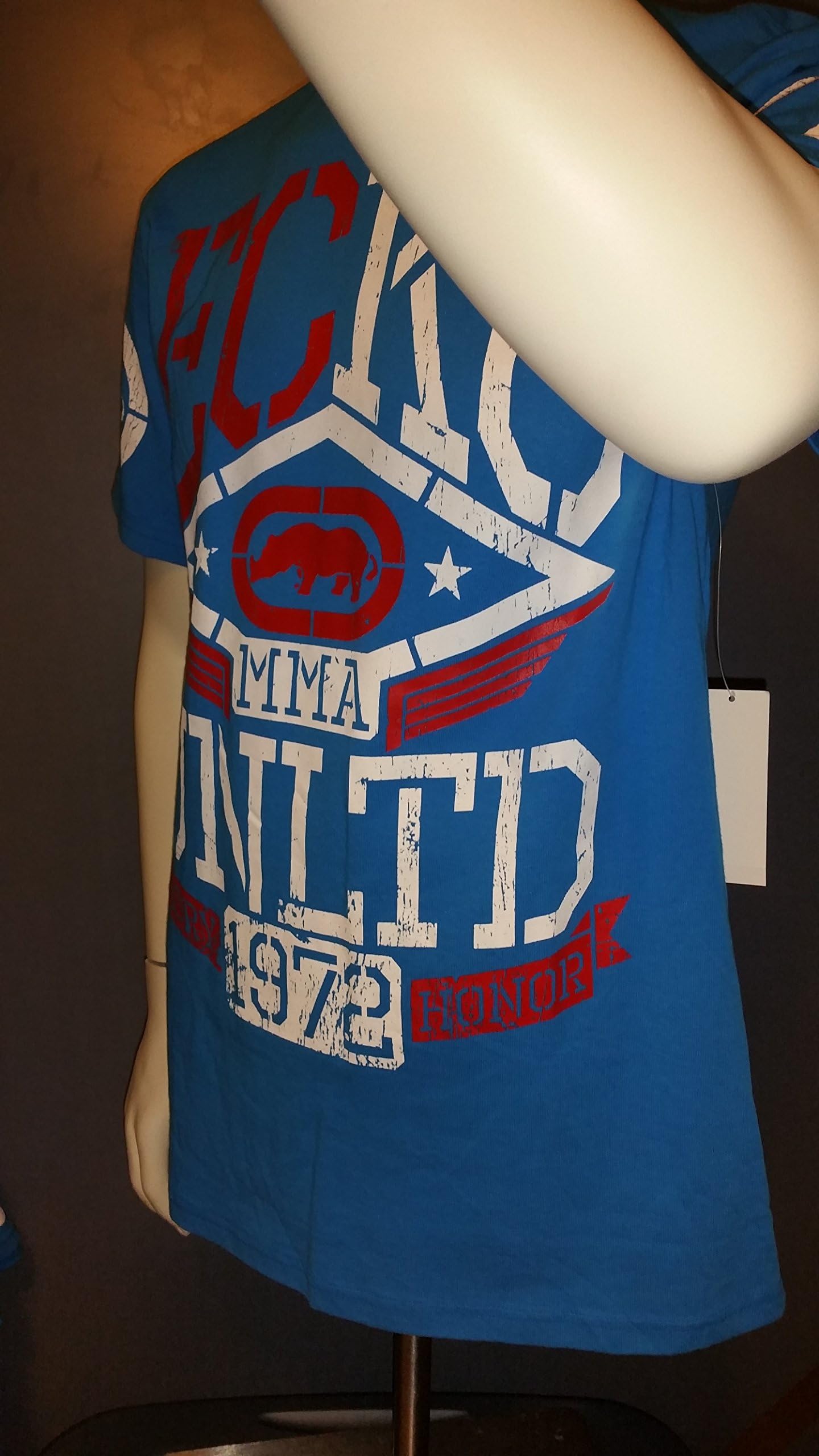 Men MMA ECKO Unltd Medium T-Shirt Blue NWT