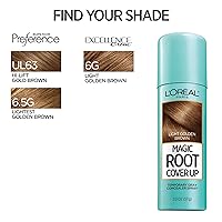 Vista 10 de L'Oreal Paris Magic Root Cover Up Corrector de Canas en Aerosol Marrón Dorado Claro 2 oz. (El Empaque Puede Variar)