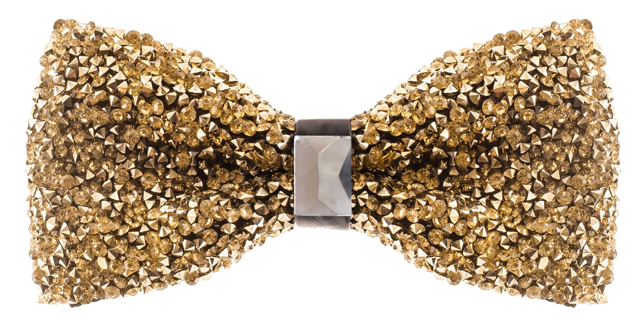 Bow Ties, Rhinestone Bow Ties for Men and Boys Pre-Tie Sequins Diamond Bow Ties Adjustable Length Suitable for Party Banquet Wedding Suitable for Tuxedo Dress Shirts