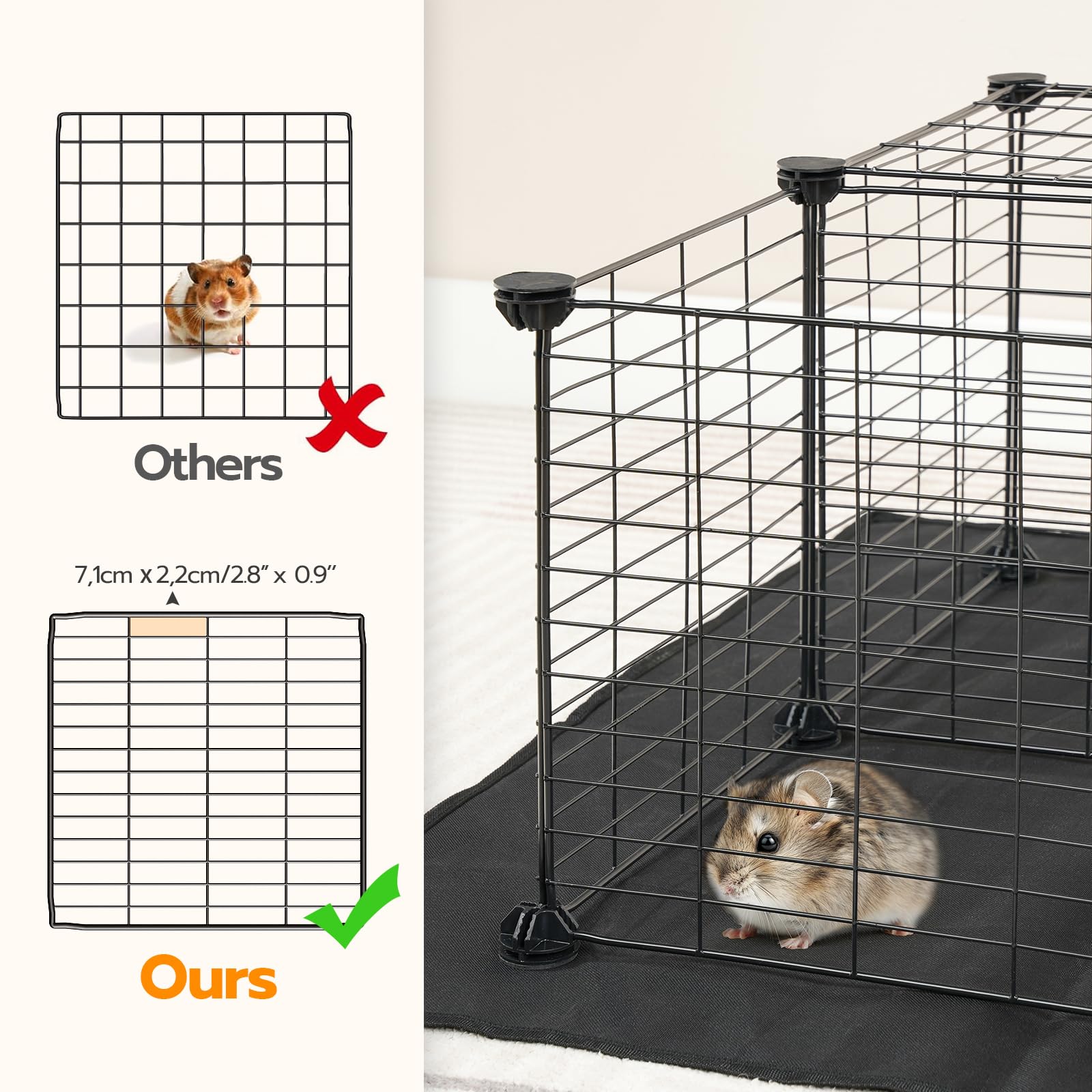 HOOBRO Guinea Pig Cage - Rabbit Playpen -5 HOOBRO Guinea Pig Cage - Rabbit Playpen -5