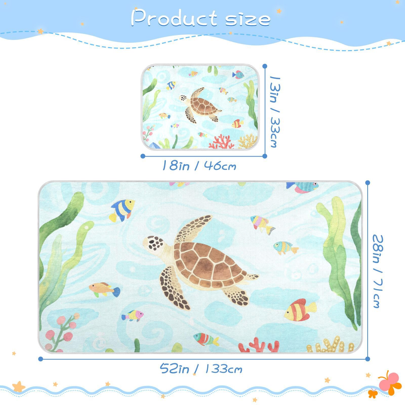 Cooling Baby Waterproof Crib Mattress Protector 28