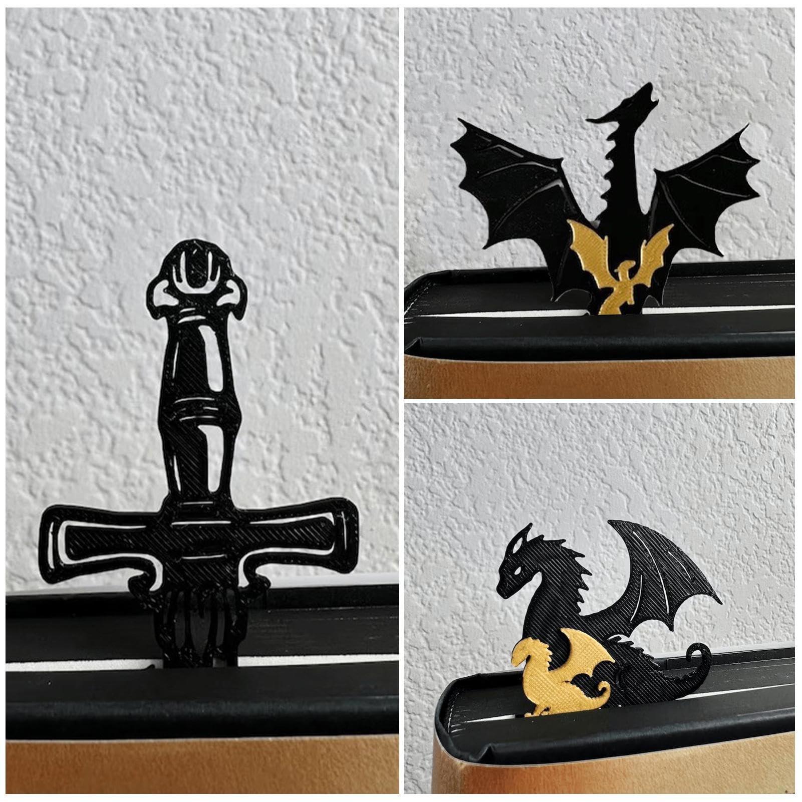 EXCEART Marcapáginas De Metal Estilo Chino Marcapáginas De Metal Colgante Con Diseño De Dragón Y Fénix Para Decorar Libros Y Regalos Ocasiones Especiales