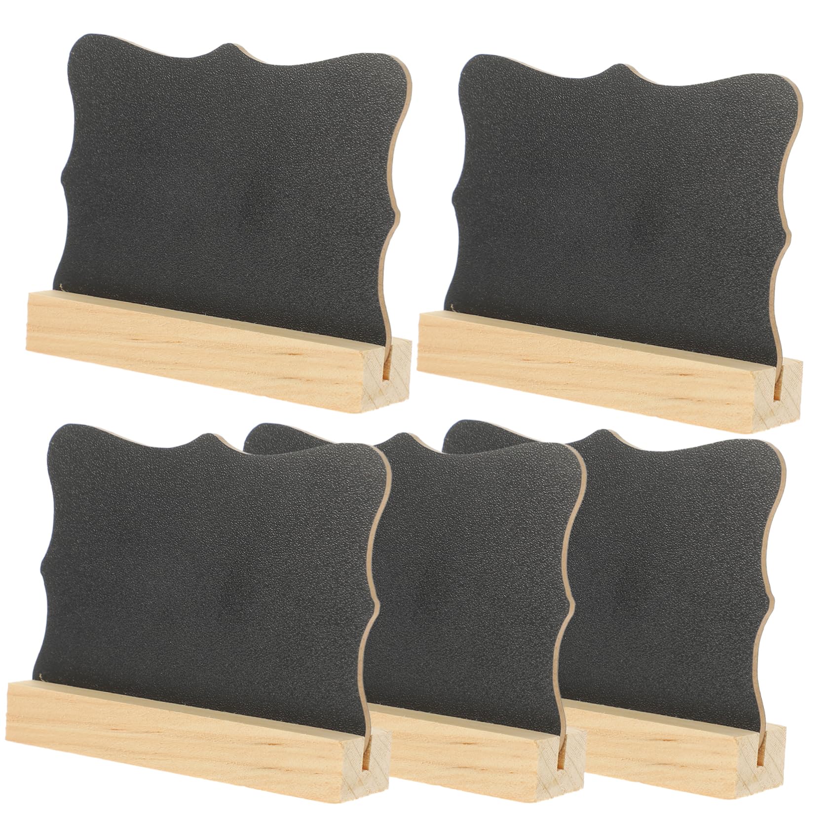 DOITOOL 4 Ensembles Mini Tableaux Bois Double Face Pour Messages Pour Décoration De Buffet Mariage Anniversaire Et Boutique 5 Pièces * 4