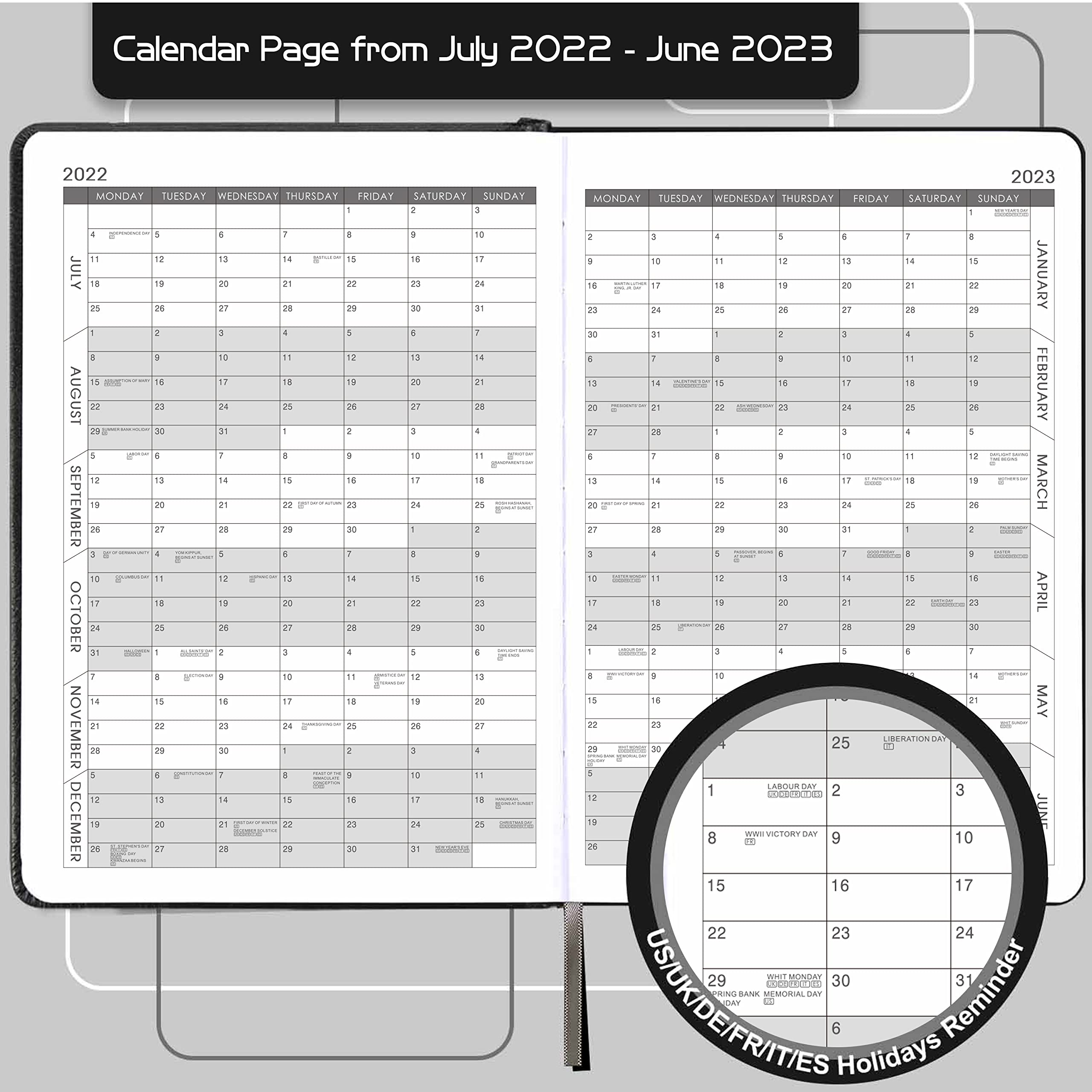 Buy 20222023 Diary 20222023 Daily Planner, July 2022June 2023, Appointment Book 53/4" x 8