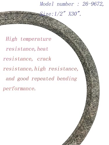 Miniatura 2 de 12" × 30" Cinturón de taladro lanzador de nieve 26-9672 se adapta a Toro 26-9672 y Murray 3526MA