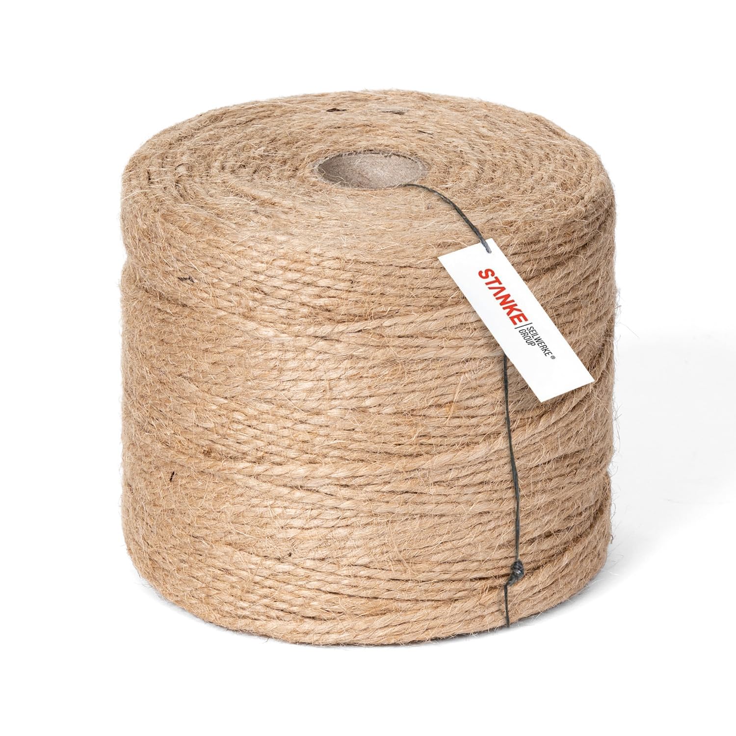 Seilwerk STANKE Juteseil Naturfasern gedreht Tauwerk Hanf Jute Tau Seil Tauziehen Absperrseil Handlauf 1mm 200m