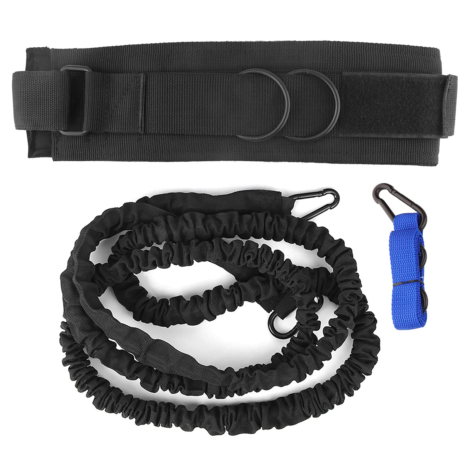 Vbestlife Cuerda de Tracción de Entrenamiento, Cinturón de Resistencia de Ejercicio Deportivo de 360 ​​Grados, Cuerda de Tracción para Correr, Equipo de Entrenamiento Mus
