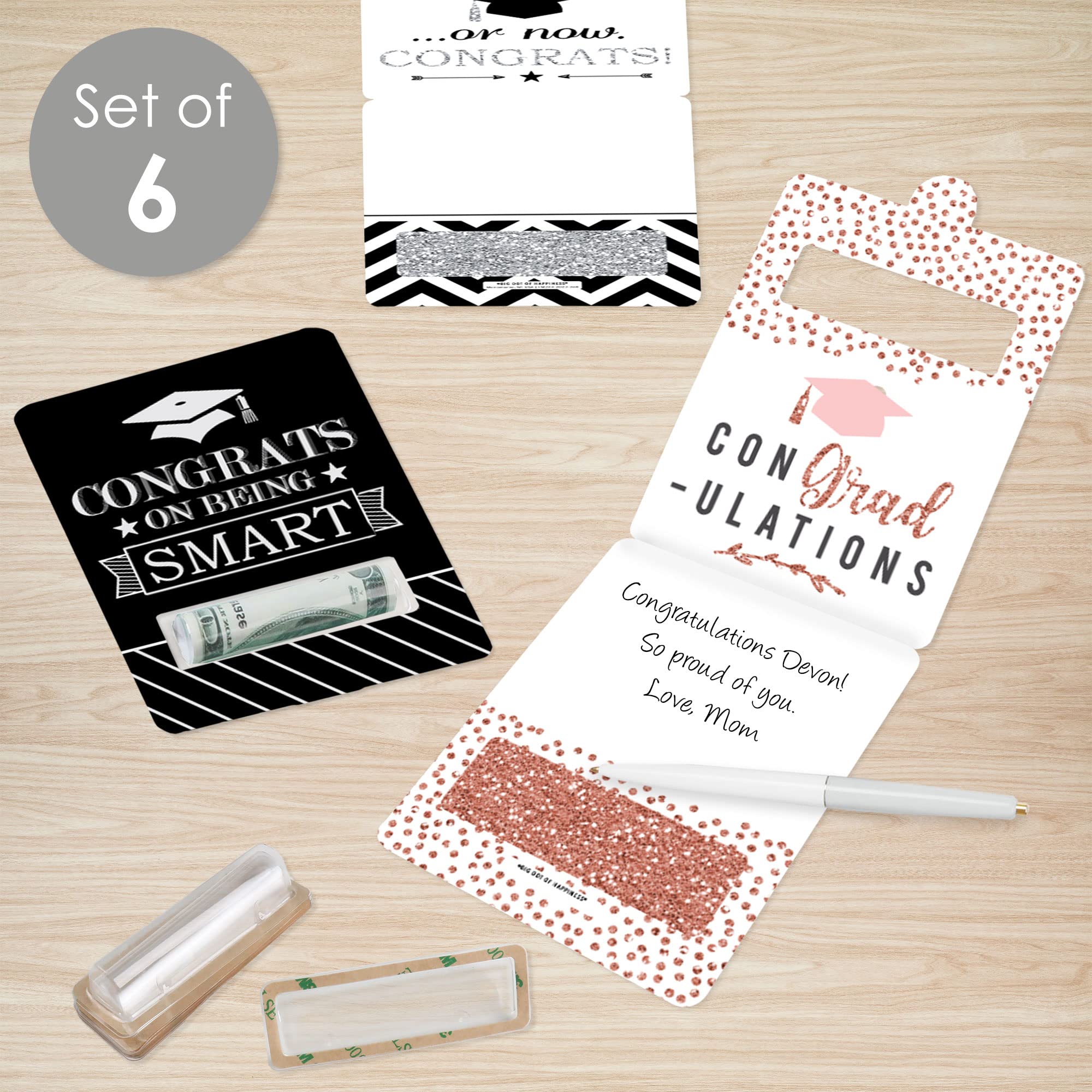 amazon-com-big-dot-of-happiness-assorted-graduation-diy-graduation-party-cash-holder-gift-funny-money-cards-set-of-6-toys-games for Free Printable Graduation Money Holder Cards Amazon.com: Big Dot of Happiness Assorted Graduation - DIY Graduation Party Cash Holder Gift - Funny Money Cards - Set of 6 : Toys & Games for Free Printable Graduation Money Holder Cards
