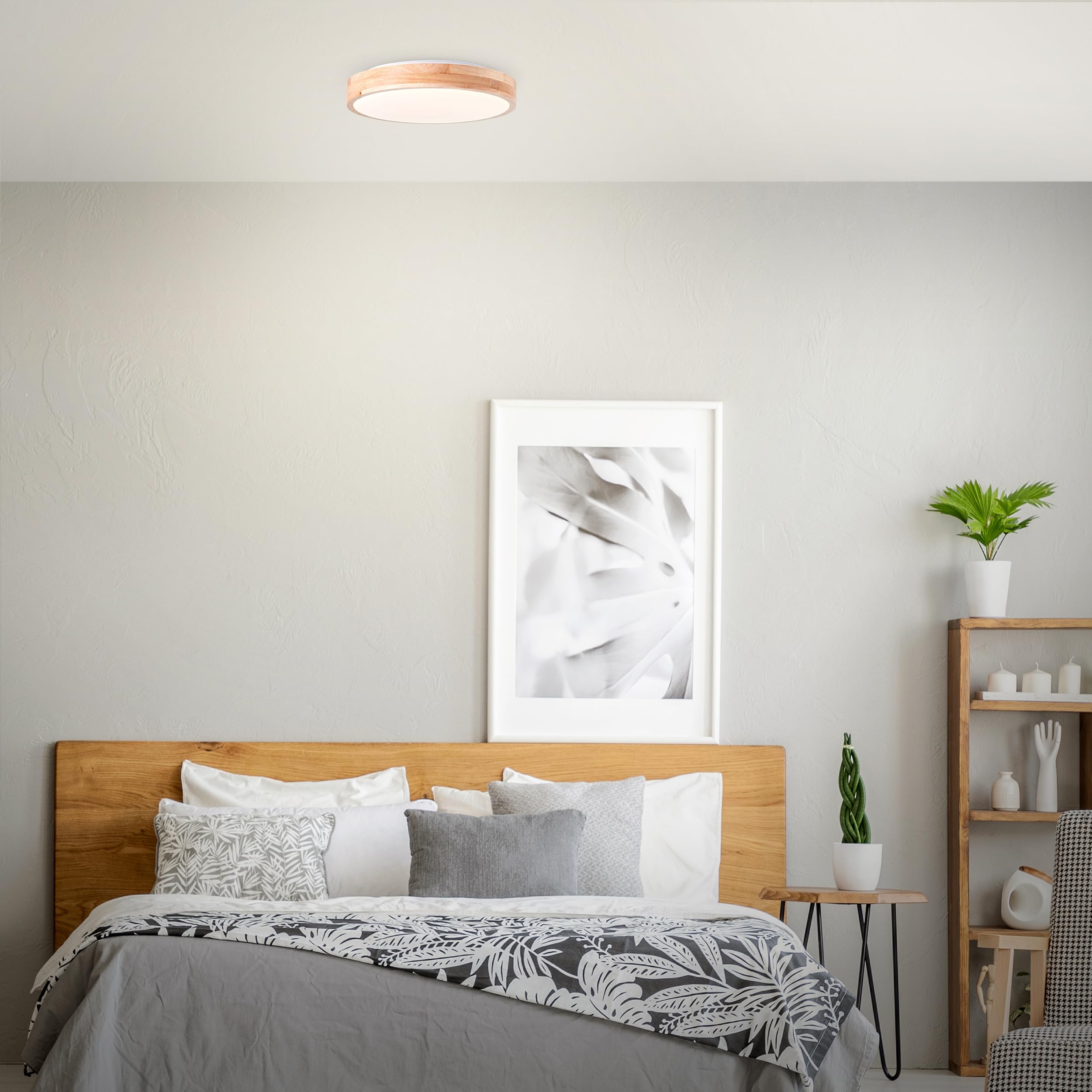 Lightbox LED Wand- & Deckenlampe Ø 50 cm, dimmbar, 24 W Lampe