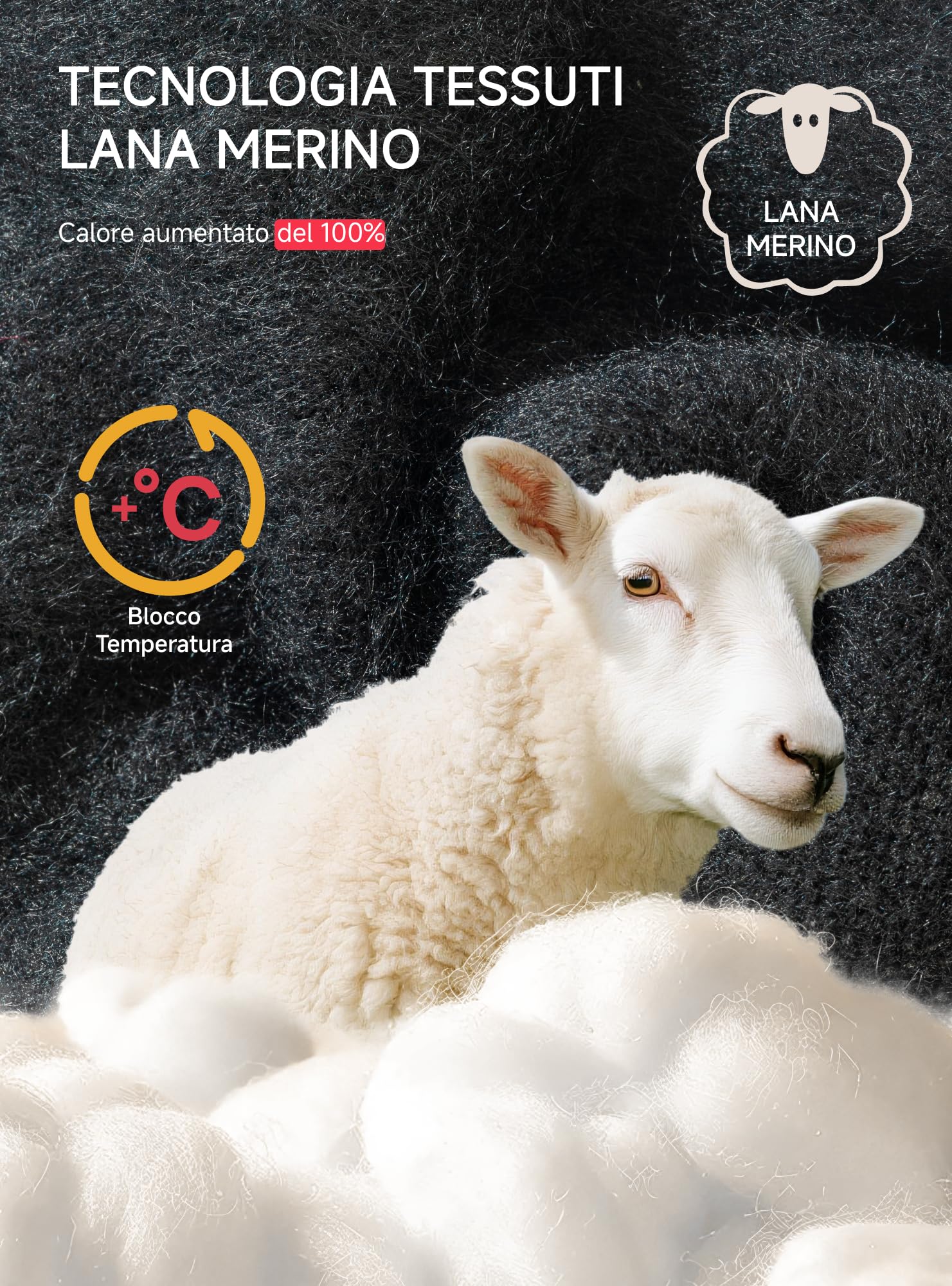 TRENDOUX Guanti Invernali in Lana Merino: Guanti Termici Flessibili Touch Screen per Uomo Donna, Tessuto Morbido Caldo Adatto per Corsa Bici Trekking Ciclismo Alpinismo Smartphone