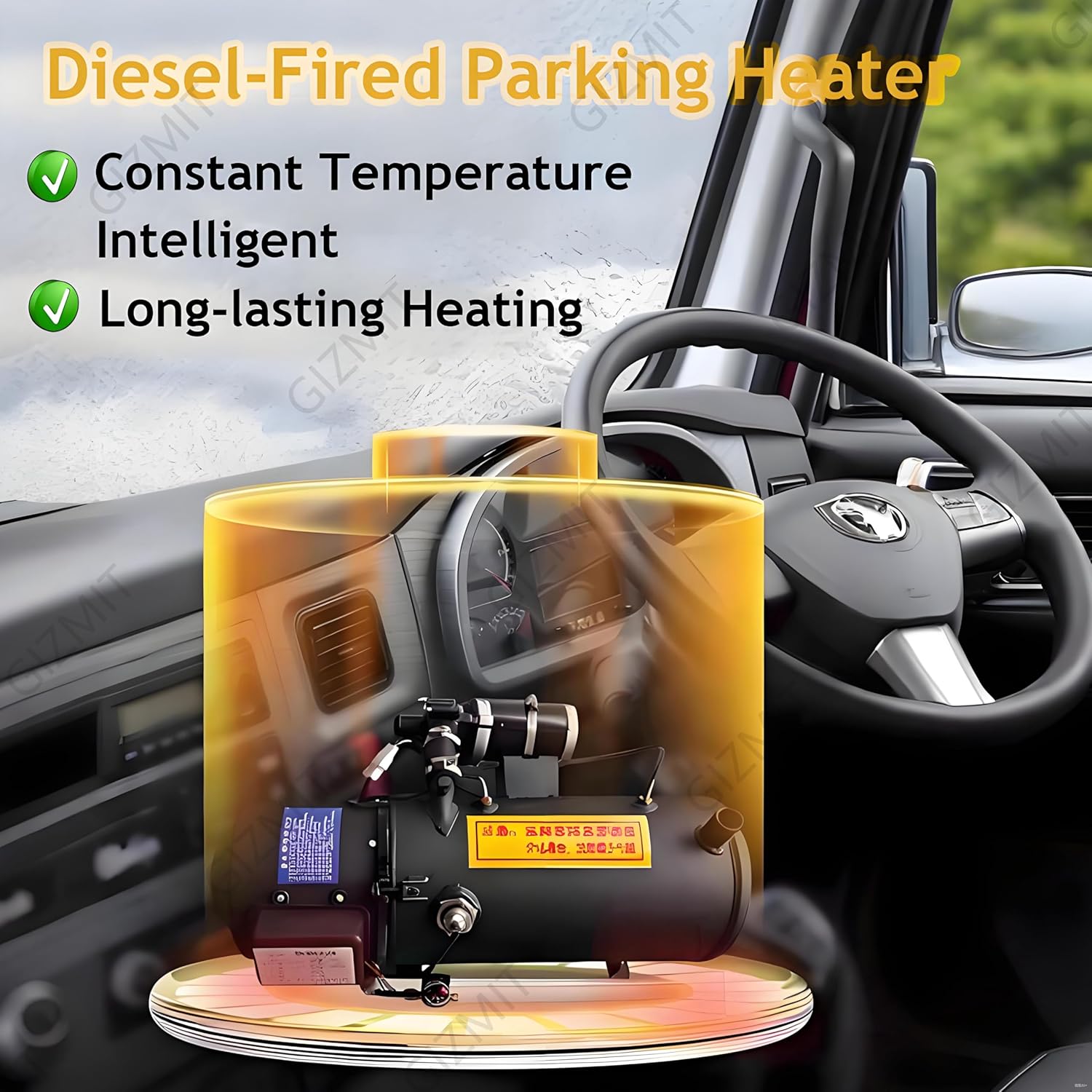 Diesel Water Heater, Hydronic Coolant Heater, Liquid Fuel Heater Provide Rapid Heating and Long-Lasting Energy Supply (30KW24V)