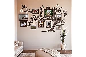 78x44" Large Home Decor Wood Family Tree Wall Decal Decoraciones Para Salas De Casa
