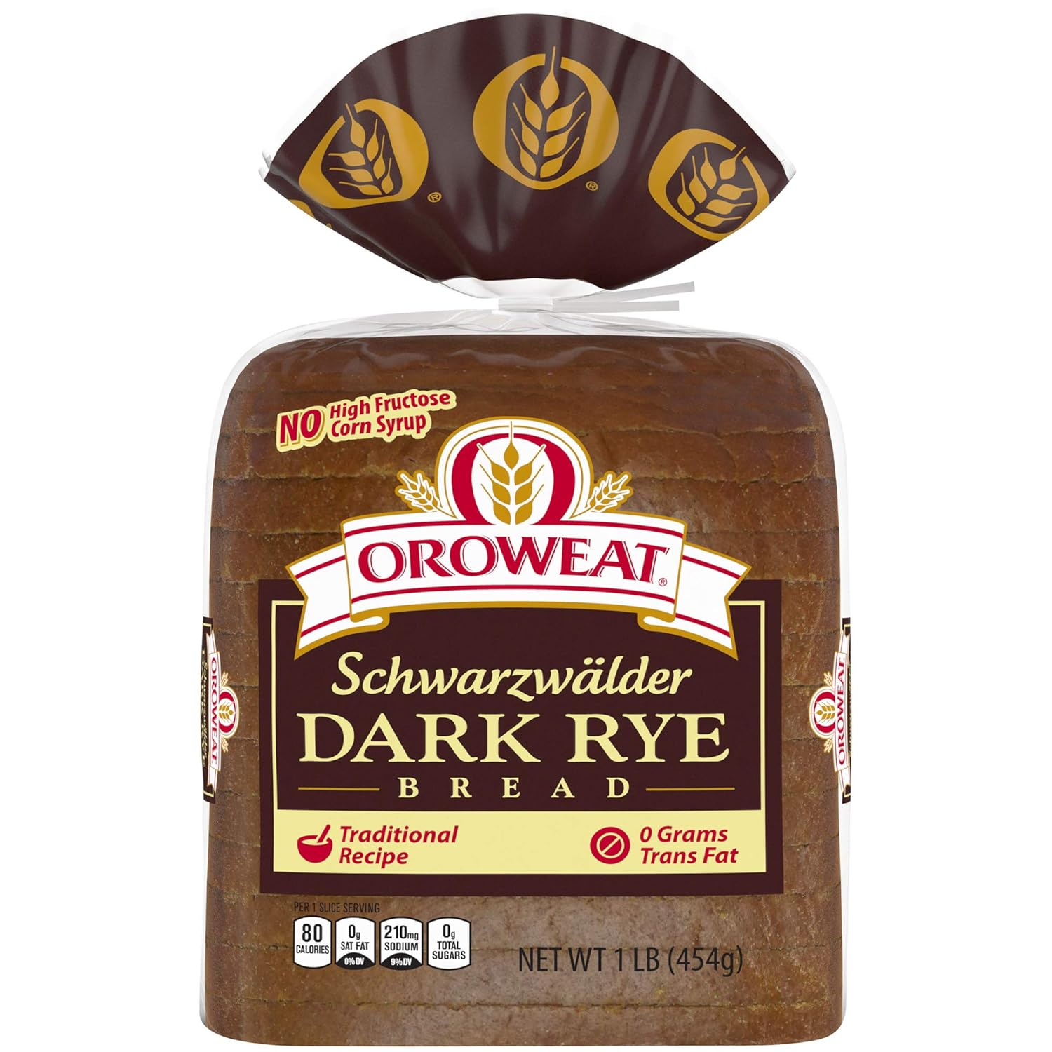 Amazon.com: Oroweat Schwarzwalder Dark Rye Bread, 16 oz : Grocery ...