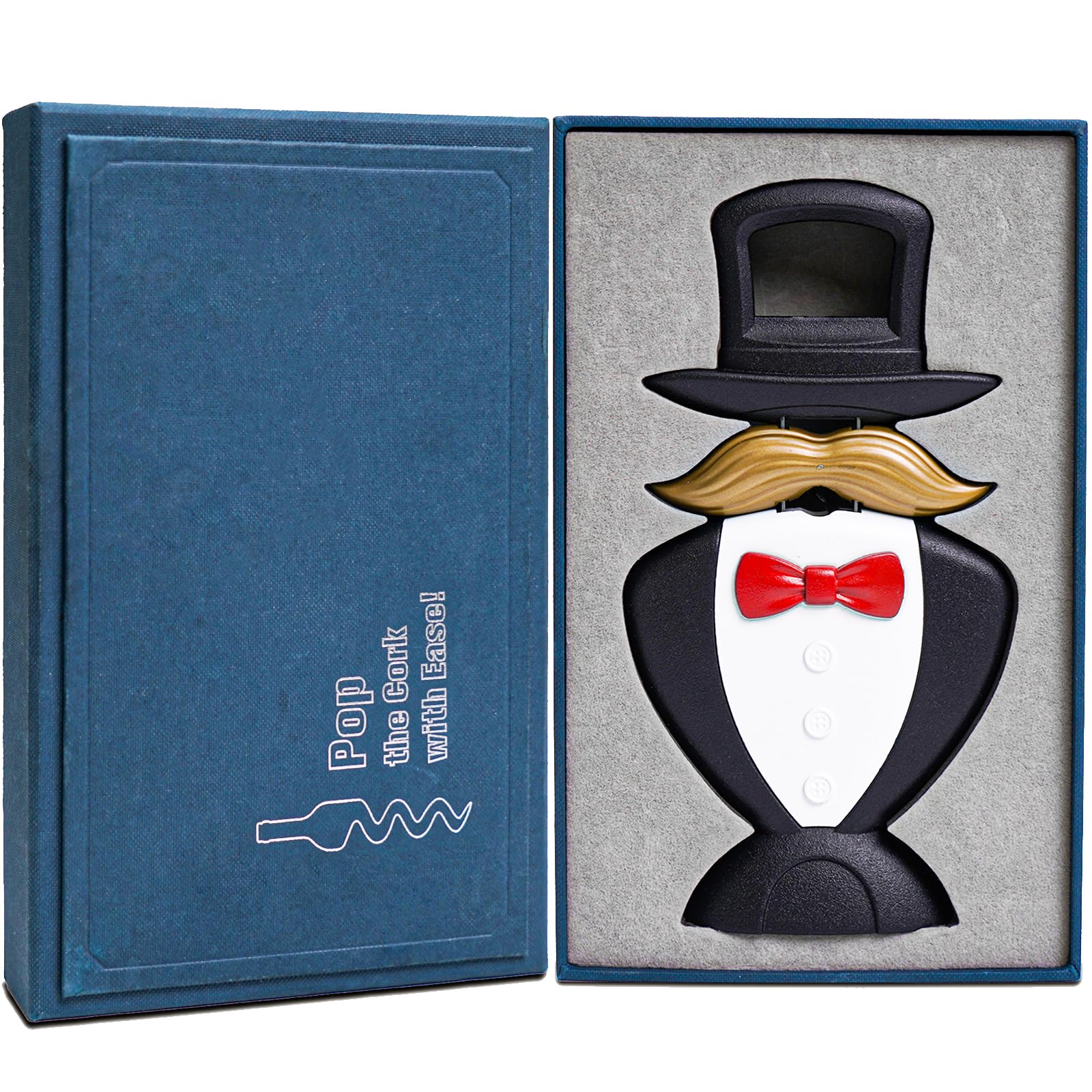 ZONSUSE Ouvre-bouteille Ao So Style Gentleman Anglais, Tire bouchon à Vin Gentleman,Tire-Bouchon Bilame pour Bouchons Fragiles de Vieux Vins,Idee Cadeau pour Collectionneurs de Vin