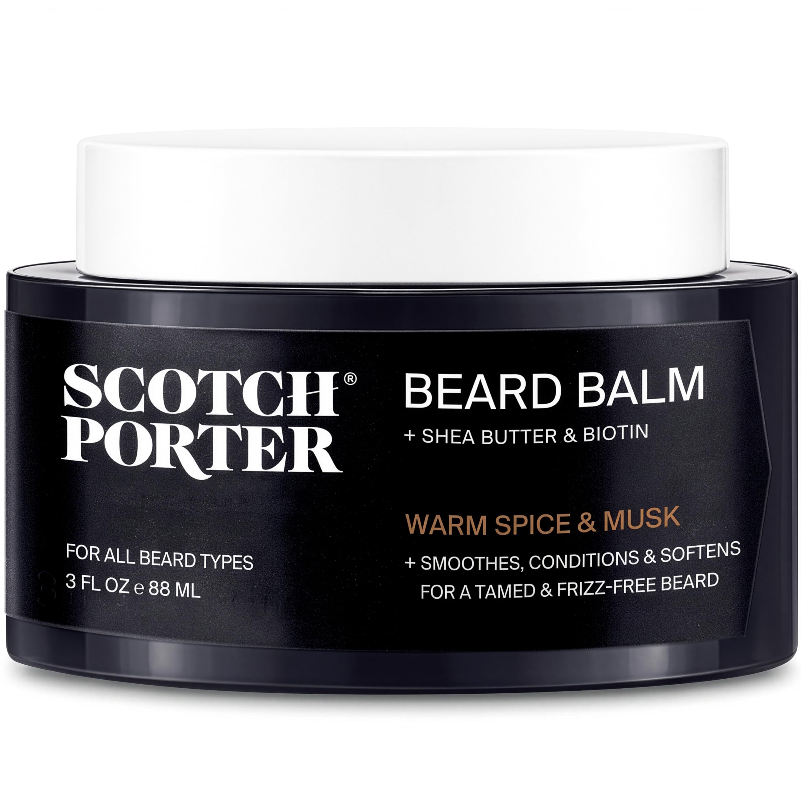 Scotch Porter Odżywczy balsam do brody dla mężczyzn, nawilża, wygładza, dodaje blasku i oswaja odlatujące włosy, formułowany z nietoksycznych składników, wolny od parabenów, siarczanów i silikonów