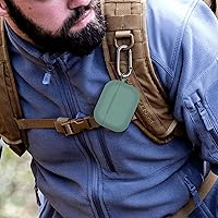 Vista 321 de Funda para AirPods Pro con kit de limpieza, funda de silicona suave para Apple AirPod Pro de 1ª/2ª generación, accesorios de funda AirPods Pro/Pro 2