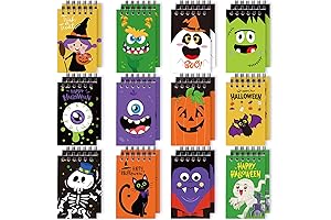 Whaline 24Pcs Halloween Mini Notepads for Trick or Treat