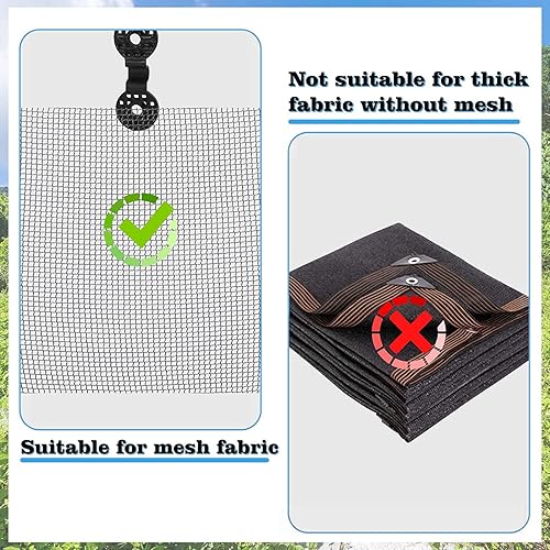 Miniatura 4 de Agarre de bloqueo de tela resistente, clips de plástico para tela de sombra, clip de malla, clips de plástico para tela de sombra, clip de malla