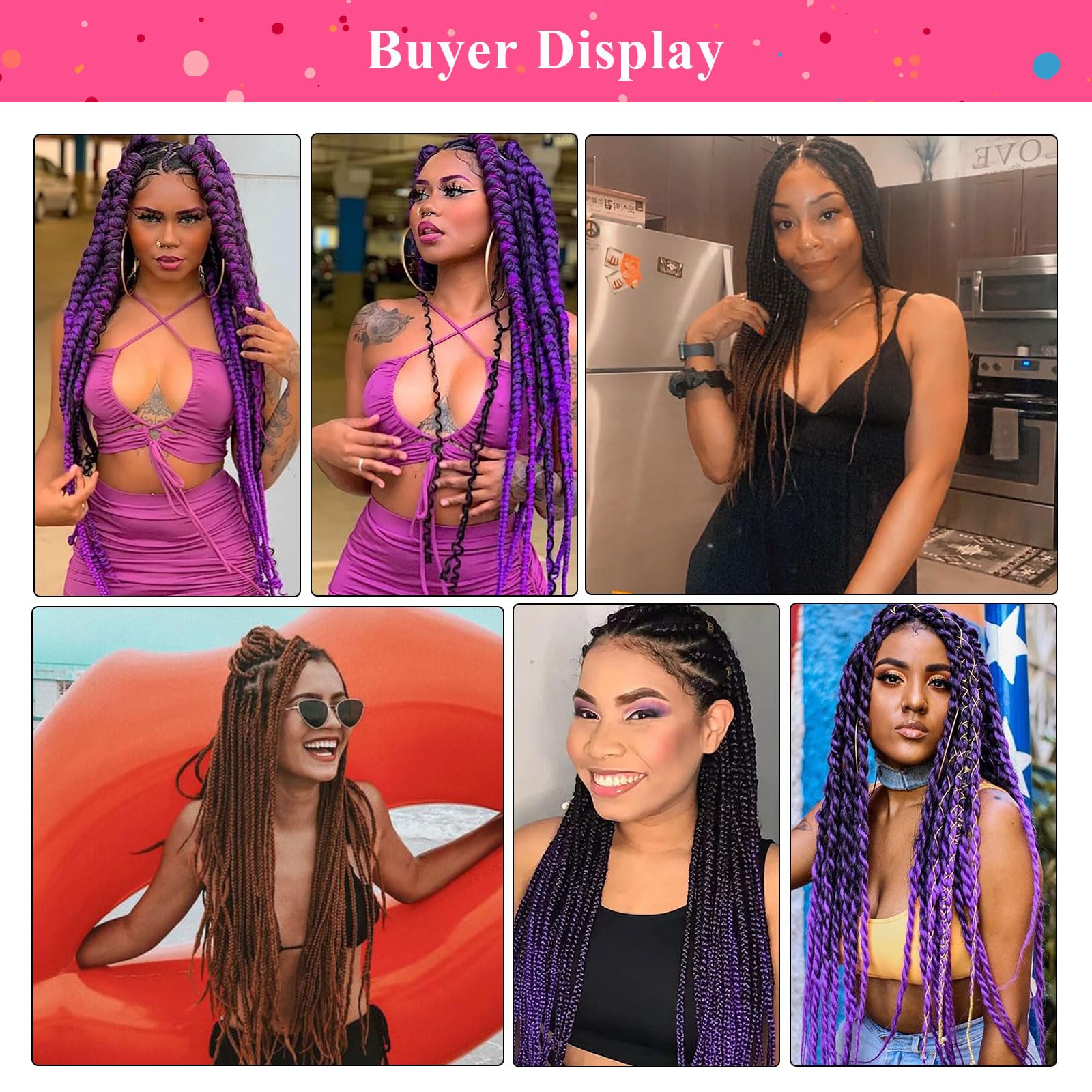 Easy Braid Pre stretched Braiding Hair Extensions - Image 2