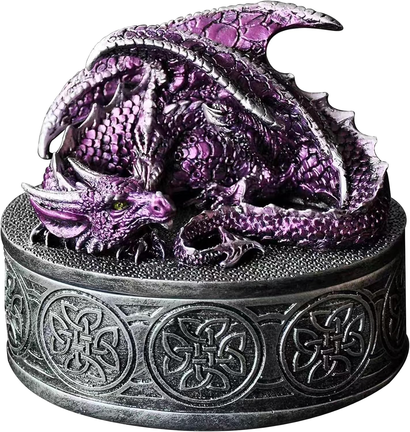 Dragon Statue Jewelry Box – Medieval Fantasy...