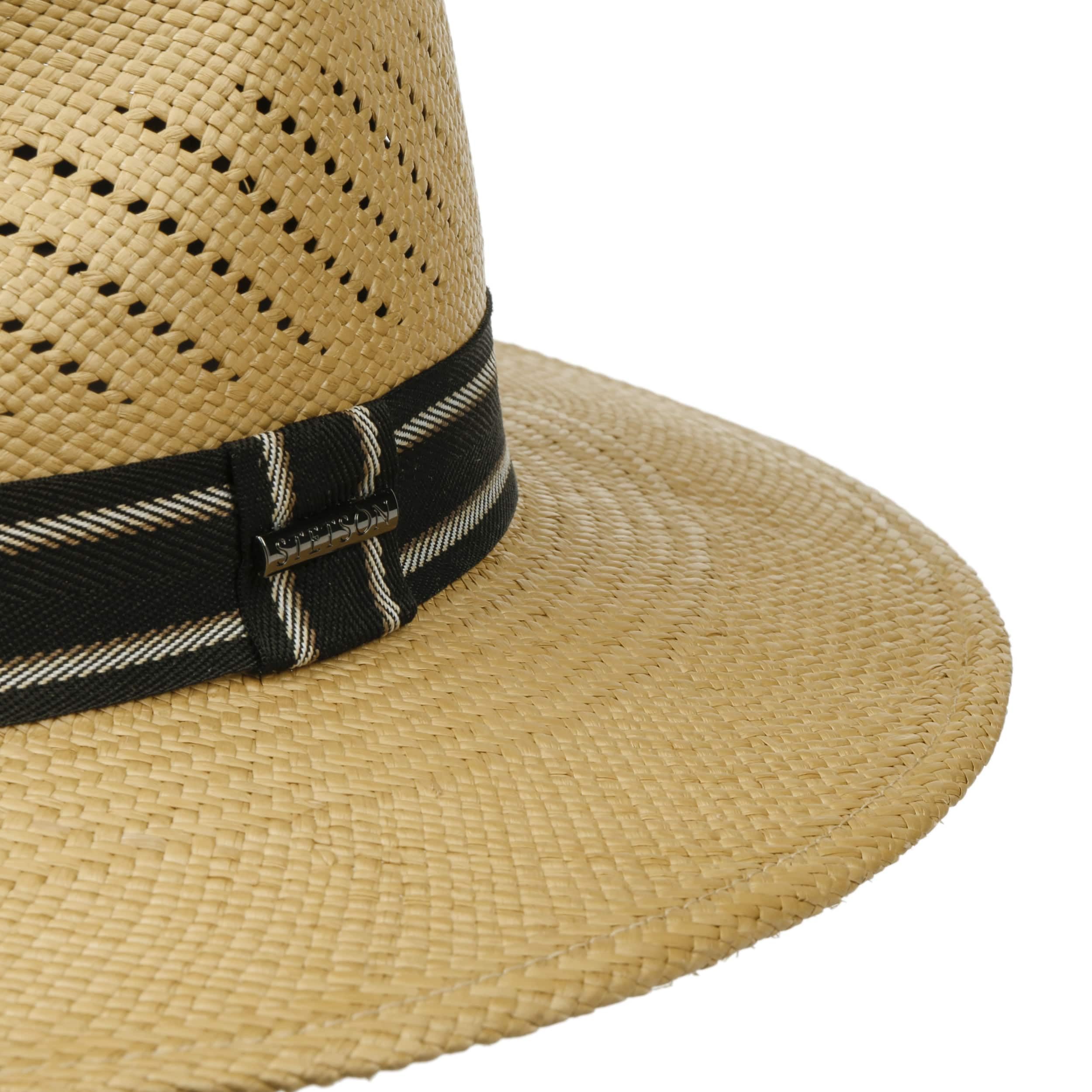Stetson Vented Crown Traveller Panamahut UV-Schutz Handgefertigt Ecuador Damen