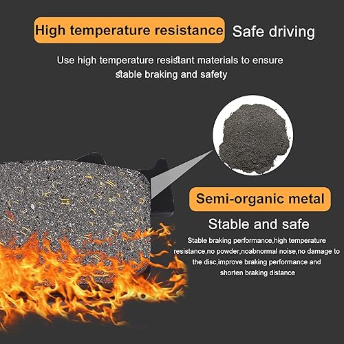 Miniatura 7 de AHL Pastillas de freno delanteras semimetálicas FA106 para Suzuki GZ250 K2-K8 2002-2008