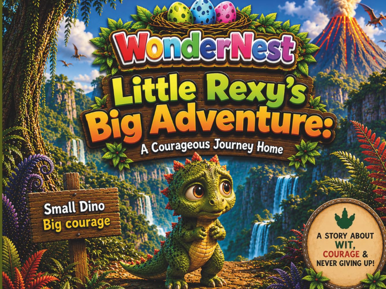 Little Rexy's Big Adventure: A Courageous Journey Home