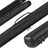 PowerGlide Snooker Pool or Billiard Cue Case | Svartur | Modern Design Soft Touch EVA | Handle & Shoulder Strap | Protective Foam Interior | Accessory Pockets | to Fit 2-Piece Cue