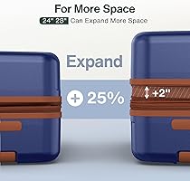 Amazon.com | Vipbox Luggage Sets 3 Piece Hardside (3-YEARS VIP