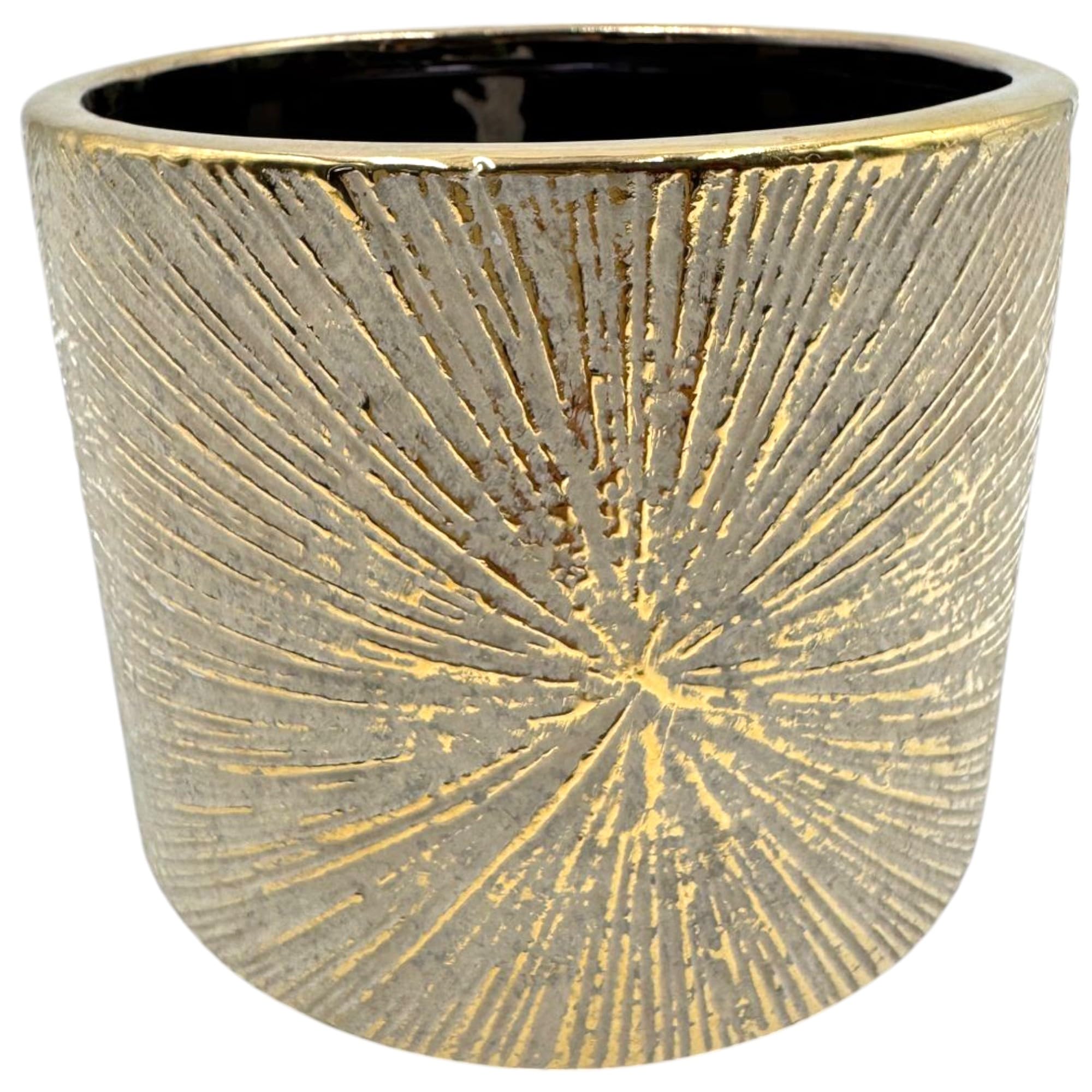 Round Ceramic Flower Pot - Modern & Boho Decor -15 Round Ceramic Flower Pot - Modern & Boho Decor -15