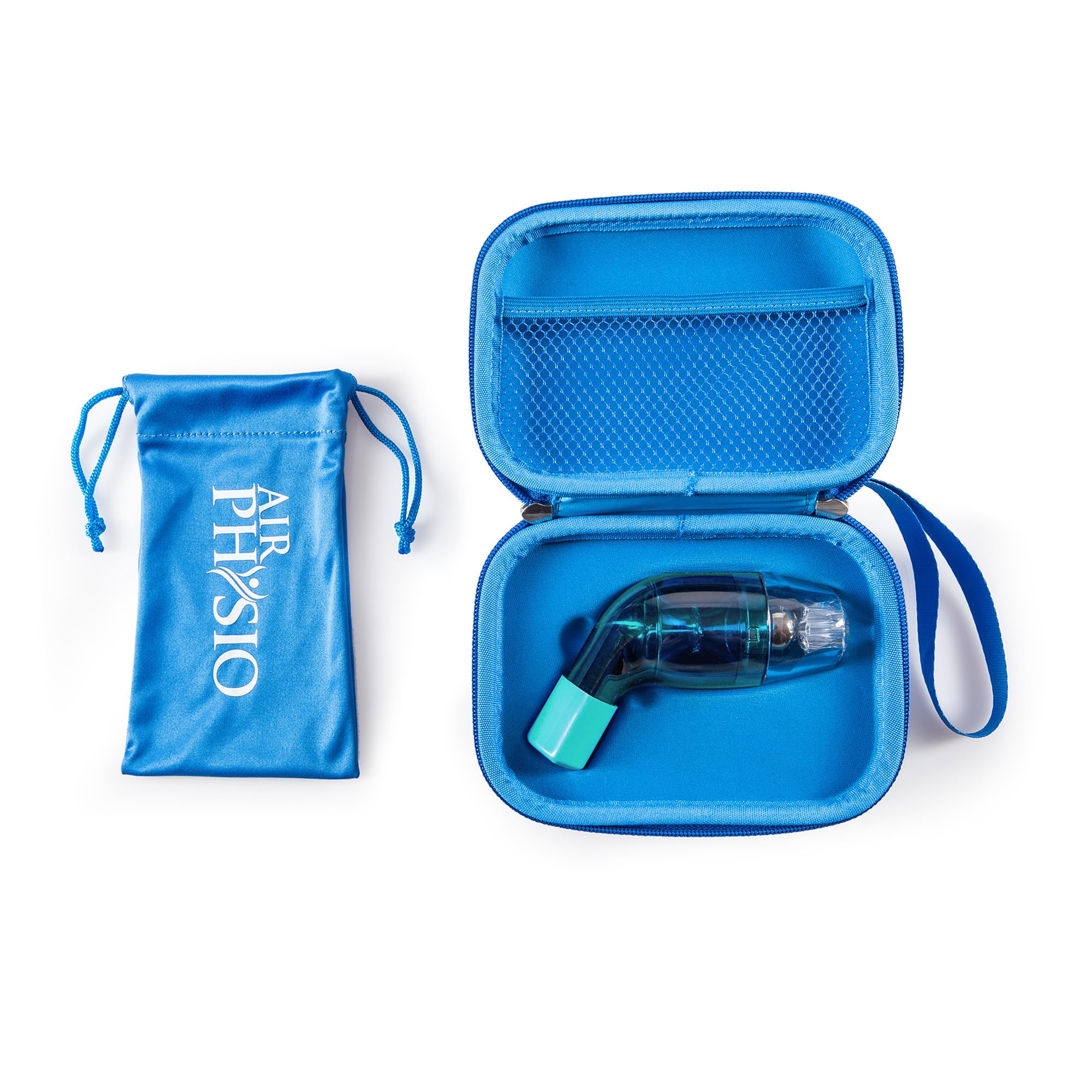 AirPhysio Housse de Protection pour appareils respiratoires. Étui Uniquement avec Sac Souple Inclus., Bleu Ciel