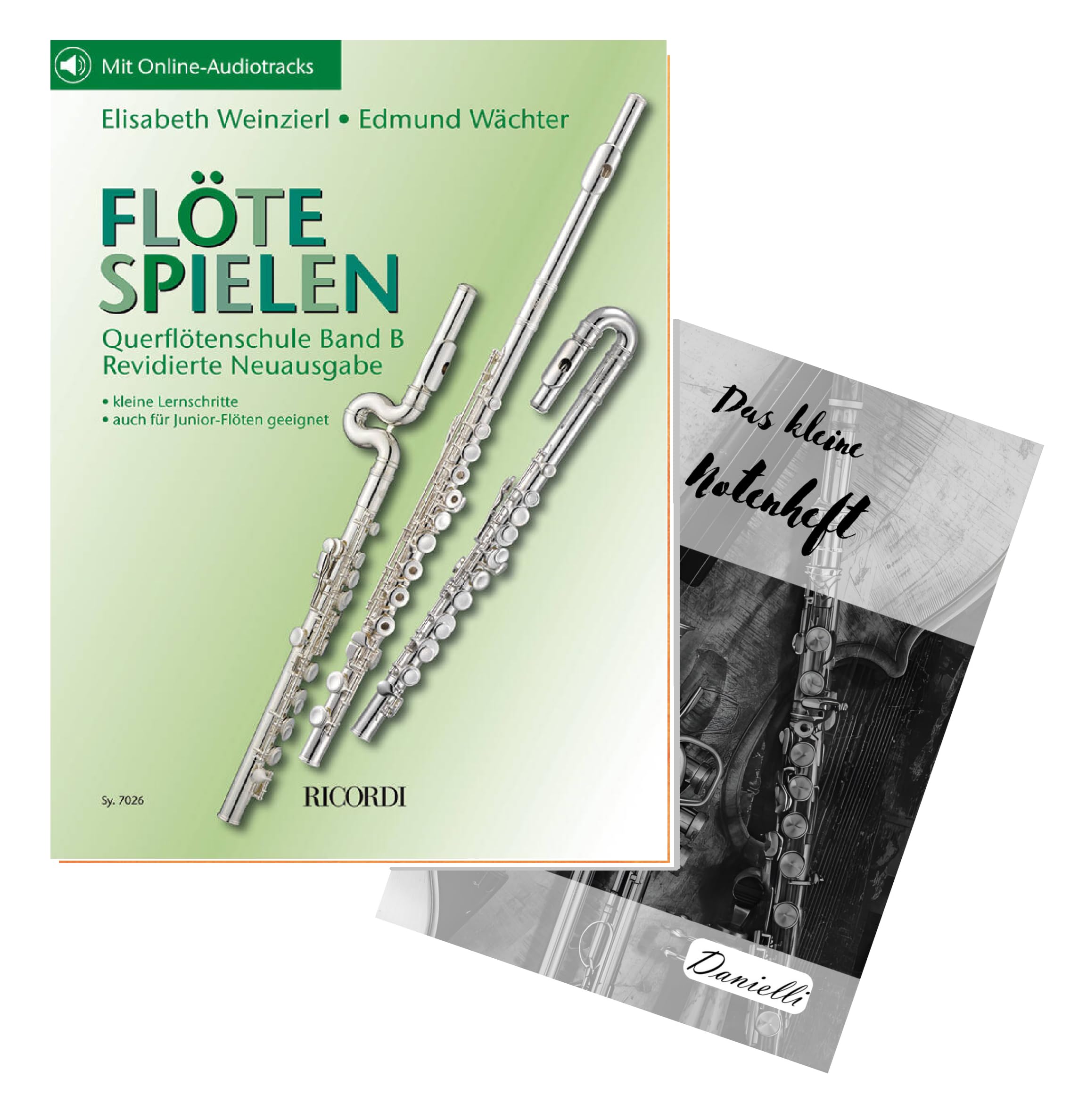 Danielli Elisabeth Weinzierl-Wächter: Flöte spielen Band B, Querflötenschule mit Online-Audio und Notenheft, 9790204270262, SY7026